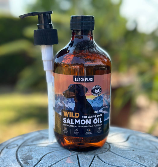 Wild Alaskan Salmon Oil for Cats and Dogs 16oz.