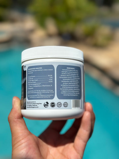 BlackFang's Goat Milk with Probiotics 7oz.