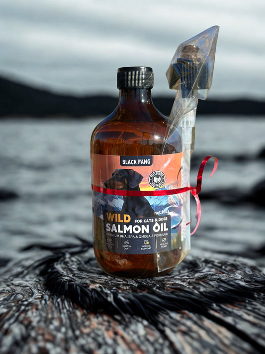 Wild Alaskan Salmon Oil for Cats and Dogs 16oz.