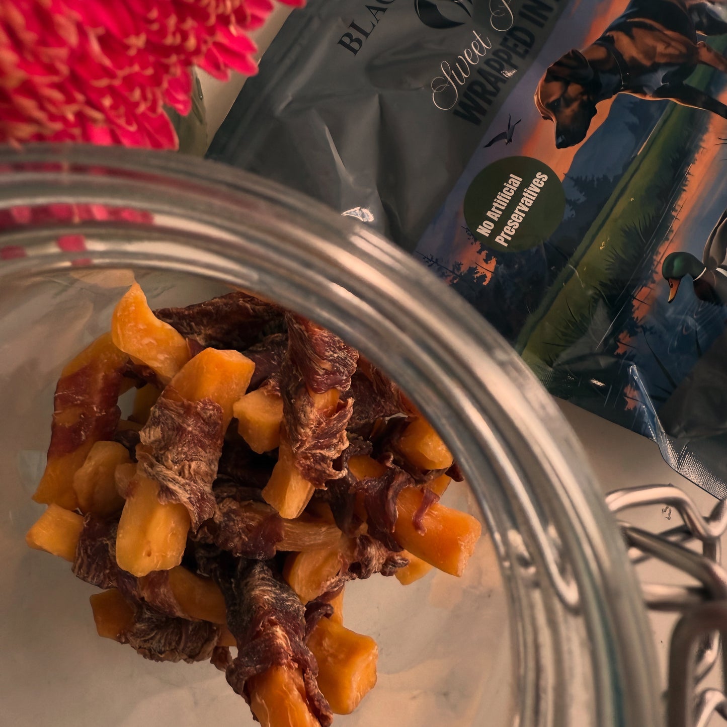 Sweet Potato Wrapped with Duck Jerky Dog Treats 10.6oz(300g) Additive-Free