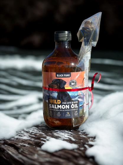 Wild Alaskan Salmon Oil for Cats and Dogs 16oz.