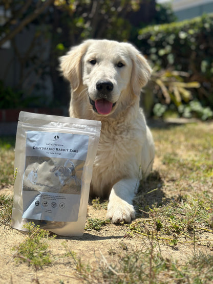 100% Dehydrated Rabbit Ears (10-15pcs, 3.5oz)